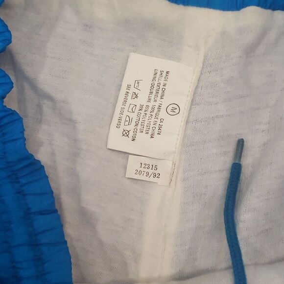 blue vintage MENS wind pants 32 - Picture 3 of 6